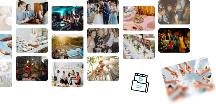 Funzione album media di Eventlens