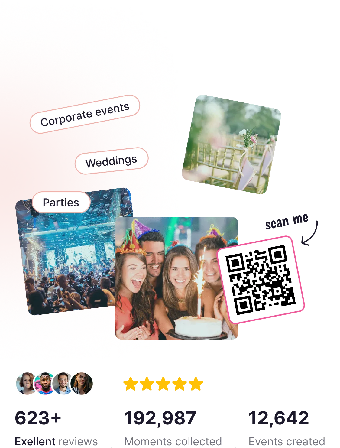 Guests sharing event photos with Eventlens