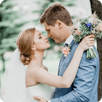 Hochzeitsfotos, gesammelt mit Eventlens