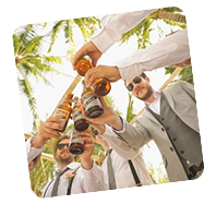 Guests enjoying an event captured with Eventlens